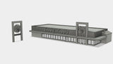 1-87TH SCALE 3D PRINTED PIGGLY WIGGLY GROCERY STORE KIT Model