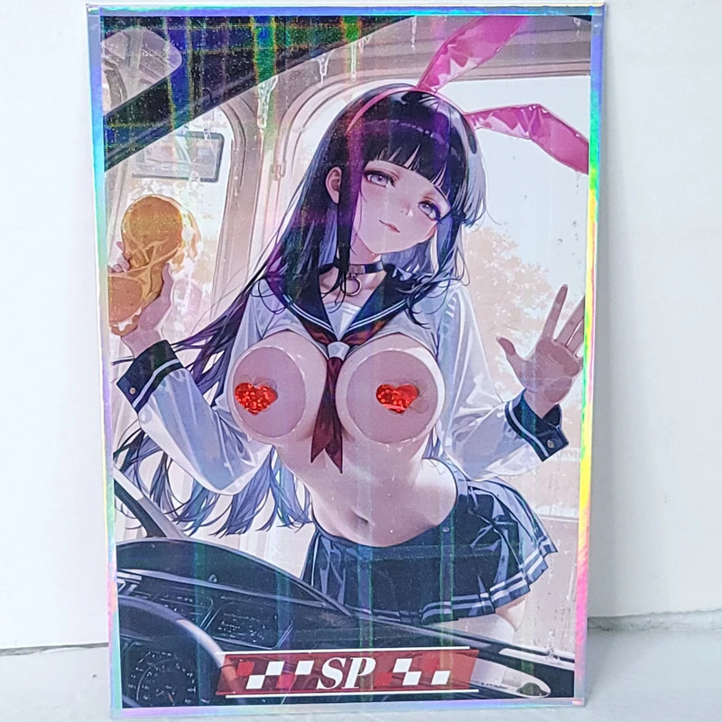 Rio Tsukatsuki Car Wash Premium Waifu Card Anime Girl Wall Art Oversize Board A5 Model