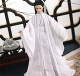 1/6   Ancient white Dress Classical Hanfu Clothes  Outfit  For 12inch   figure Model