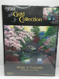 Candamar Designs Gold Collection Bridge Of Tranquility Cross Stitch Kit 52401 Model