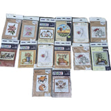 14 DIY Cross Stitch Embroidery Kits ?C Klart & Panna ?C w/ Canvas, Thread, Needle" Model