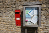 Photo 12x8 Victorian post box and Notice Board, Harpswell  c2018 Model