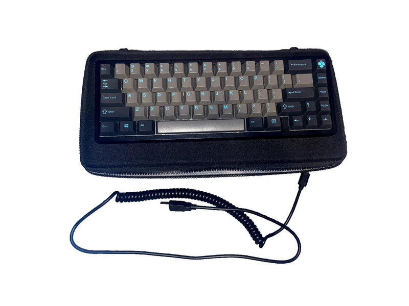 Custom Built KBDLite67 Black Custom Keyboard Modded w/ Alpaca V2s & PBT Keys Model