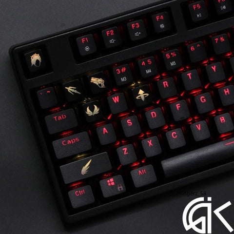Overwatch Mercy Mechanical Keyboard Game ABS Translucent Keycap Christmas Gift Model