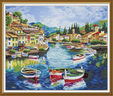 Creative ??ross Stitch Embroidery Kit "Aquamarine siesta" Nova Sloboda Model
