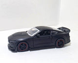 Ford Shelby GT Matte Black  Model Car w/ Opening Doors 1:43 Scale Model