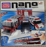 MEGA BLOKS NANO BUILDING SYSTEM 5981 Fire/Rescue and Police MINT NEVER ASSEMBLED Model