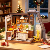 Rolfe Mini Dollhouse Miniatures Baking Kitchen Furniture Handmade Xmas Toy Gift Model