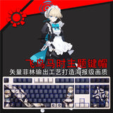 Blue Archive ASUMA TOKI Keycaps PBT Dye-sub 108 Keys for Cherry MX Keyboard New Model