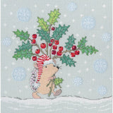RTO counted cross stitch kit "New Years Walk", 20x19,5cm, DIY Model