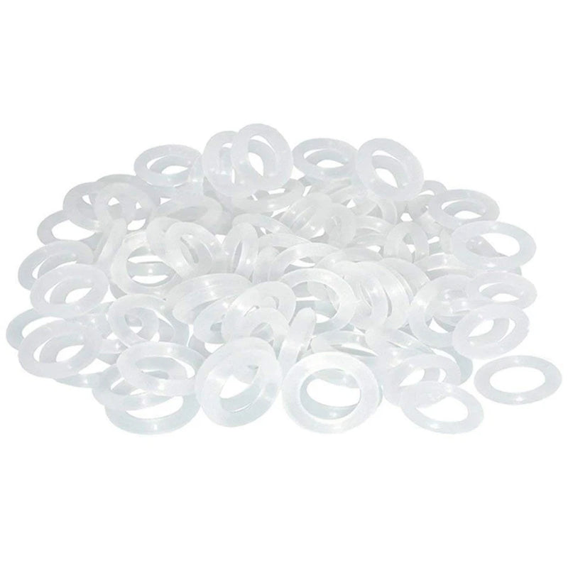 120Pcs Clear Rubber O-Rings for Keyboards, Switch Dampeners, Cherry MX Keycaps Model