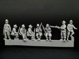 1/72 WWII Tanker Panzer Grenadiers RESIN FIGURE MODEL KIT Unassembled Unpainted Model