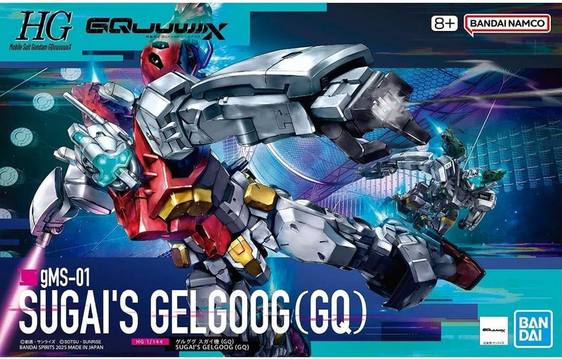 Bandai HG 1/144 Gundam GQuuuuuuX Gelgoog Sugai's Mobile Suit Model Kit 85704 Model