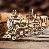 NEW Wooden Construction Mechanical Gears Locomotive Train 3D Model Puzzle Model