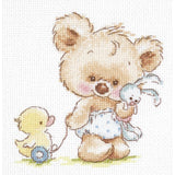 Magic Needle Zweigart Edition counted cross stitch kit "My Toys", 13x13cm, DIY Model
