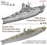 Pontos 1/700 IJN Battleship Yamato 1941 Full Hull Kit Model