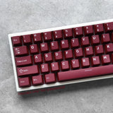 Deep Red PBT Doubleshot Keycaps Set Cherry Profile for MX Mechanical Keyboard Model