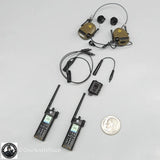 1:6 scale Easy & Simple SDU Assault Team 2023-2024 Radios w/ Headset Model