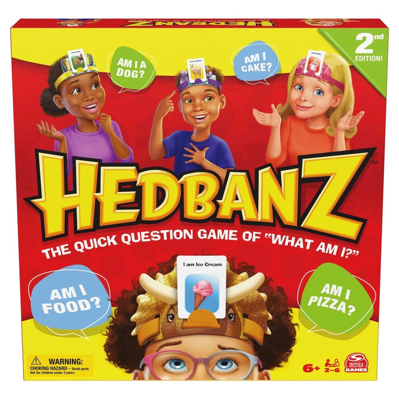 Hedbanz 2nd Edition Picture Guessing Board Game, for Family Fun Model