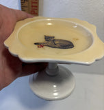 Vintage Cat porcelain pedestal Display  Gift 2 3/4¡± Model