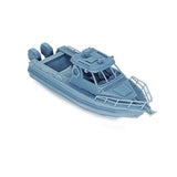 Outland Models Railway Scenery Coast Guard Patrol Boat 1:87 HO Scale Model