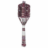 Plum Tassel Beaded Stitched Christmas Ornament Kit Mill Hill 2001 Model