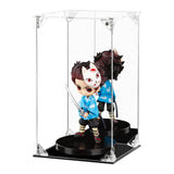 Acrylic Display Case Clear Action Figure Display Case with Mirrored Back, Dus... Model
