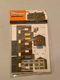 SuperQuick Four Cottages HO/OO Series A9. Card building kit.  Vintage, sealed. Model