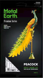 Fascinations Metal Earth Peacock ~ 3D Steel Model Kit ~ #ICX112 Model