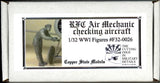 Copper State Models 1/32 RFC WWI MECHANIC CHECKING THE AIRCRAFT Resin Figure Model