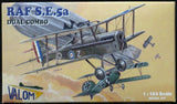 Valom Models 1/144 British R.A.F. S.E.5a Fighter Dual Combo Kit Model