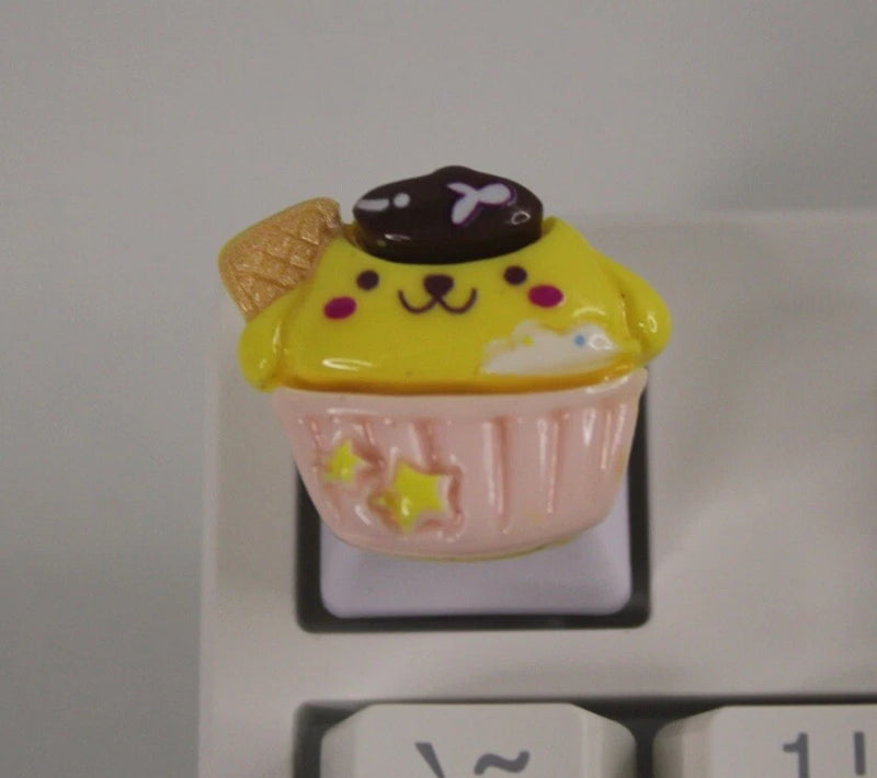 Sanrio Pompompurin Keycap Hello Kitty Keycap R4 - 1pc Model