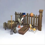 1/35 Resin Figure Model Kit European Country Boy & Tools Unassembled Unpainted Model