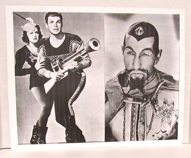 FLASH GORDON, DALE ARDEN & MING THE MERCILESS 8" X 10" PHOTO COPY ON WHITE BOARD Model