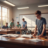 Mechanical Movement Model Educational Learning Tool for Classroom, Educators Model
