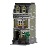 Modubrix Mocs Bricks Sets  Old English Town House 2374 Pieces Building Toys Kits Model