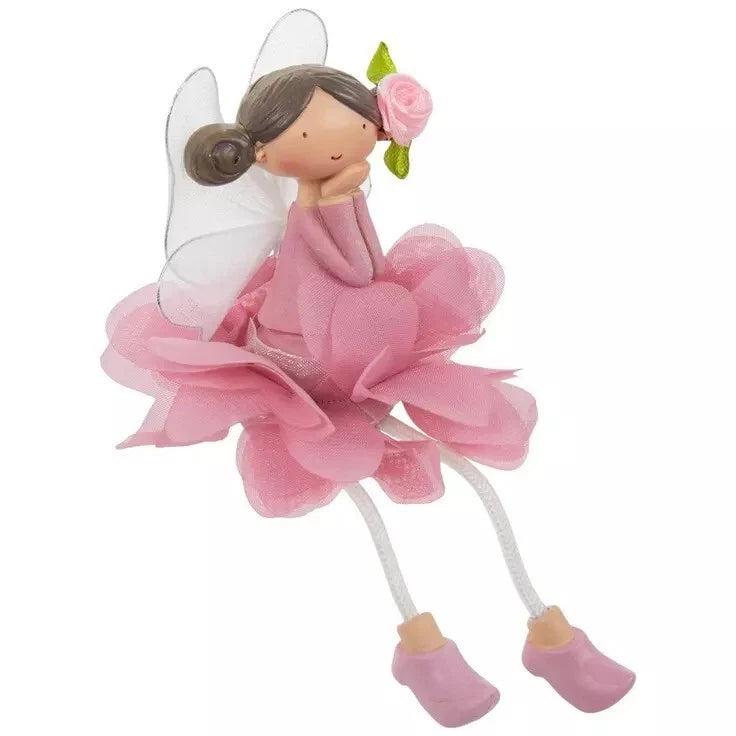 Pink Fairy Shelf Sitter Easter Tabletop Decor Model