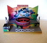 N Scale Carnival Fair Ride: TAGADA with LEDs Card Kit YOU Build! NEW! 1st Ever Model