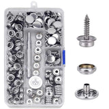 150 PCS Marine Grade Canvas Snap Kit, 3/8" Stainless Steel Snaps & Tools Model