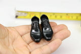 Action Figure Black Leather Shoes Model Fit 12'' Body 1/6 Scale Clothes Model