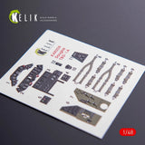 KeliK K48008 TBD-1A Devastator interior 3D decals for GWH 1:48 kit for model kit Model