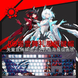 ROG Anime Keycaps 108 Keys Set For Mechanical Keyboards Decoration Gifts New Hot Model