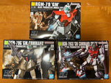 GUNDAM GM & GM Command & GM Command Space HG 1:144 BANDAI Model Kit SET Model