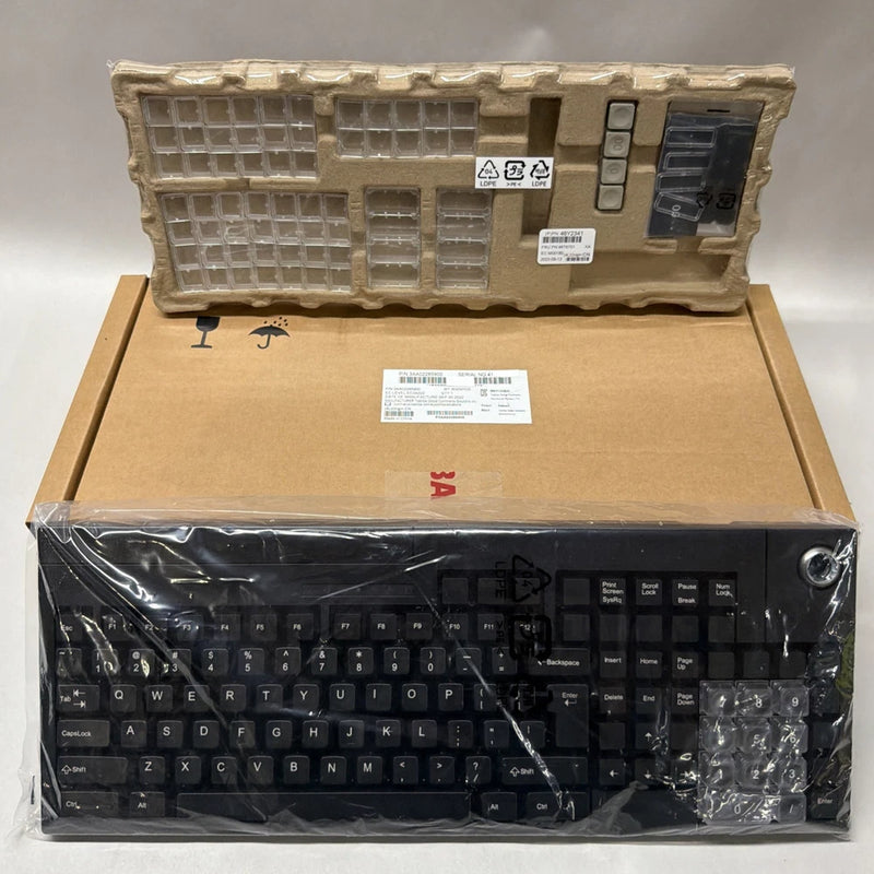 Toshiba 3AA02285900 MANPOS Keyboard POS W/ Key Cap Cover Set 46Y2341 Model