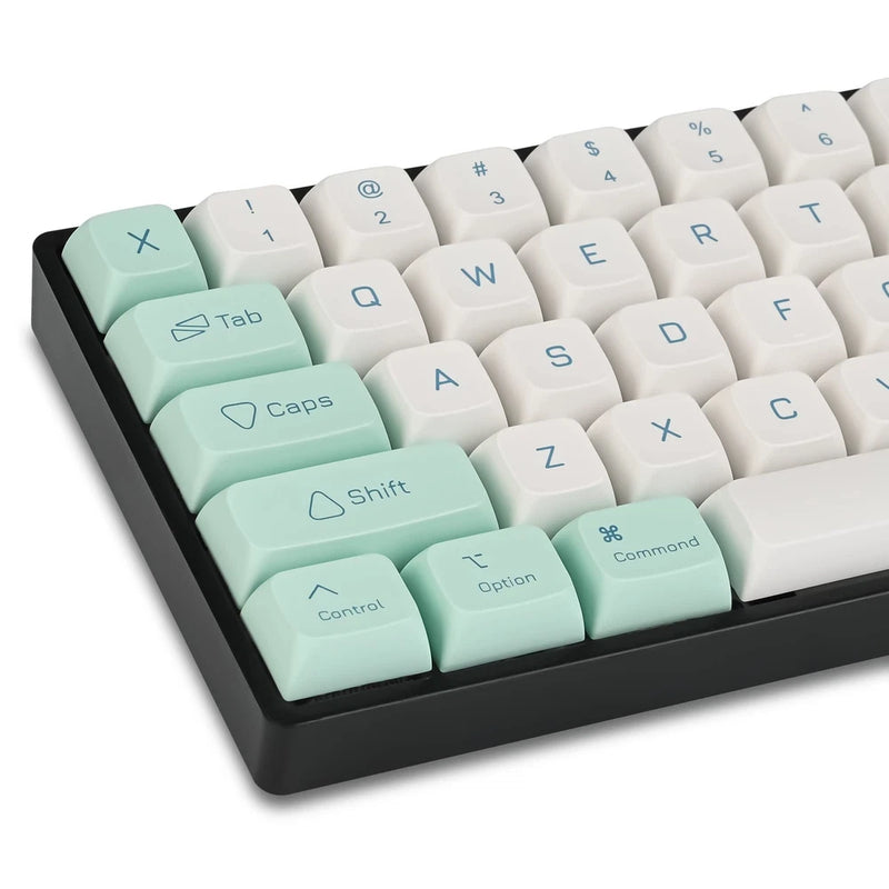 Retro Carbon Keycaps SA Profile 150 Key Custom Doubleshot ABS Set Split Space Model