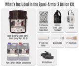 Epoxi-Armor 3 Gal Garage Epoxy DIY Kit ?C 100% Solids Epoxy Model