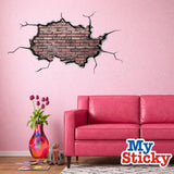 Brick Wall Vinyl Sticker Decal Memory Board Picture Board Wall Decor MySticky Model