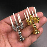1/6 Scale Candle Holders Model Metal for 12