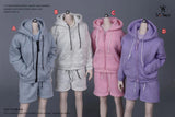 1/6 Sports Style Hoodie & Vest Clothing Model Fit 12'' Action Figure Model