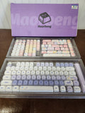 Maorbeng Keycaps Sets Cute Pink Purple White Aesthetic Incomplete (READ) Model